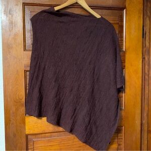 Incalpaca TPX Baby Alpaca Stole Shawl Lightweight Asymmetric  Thick Thin Knit